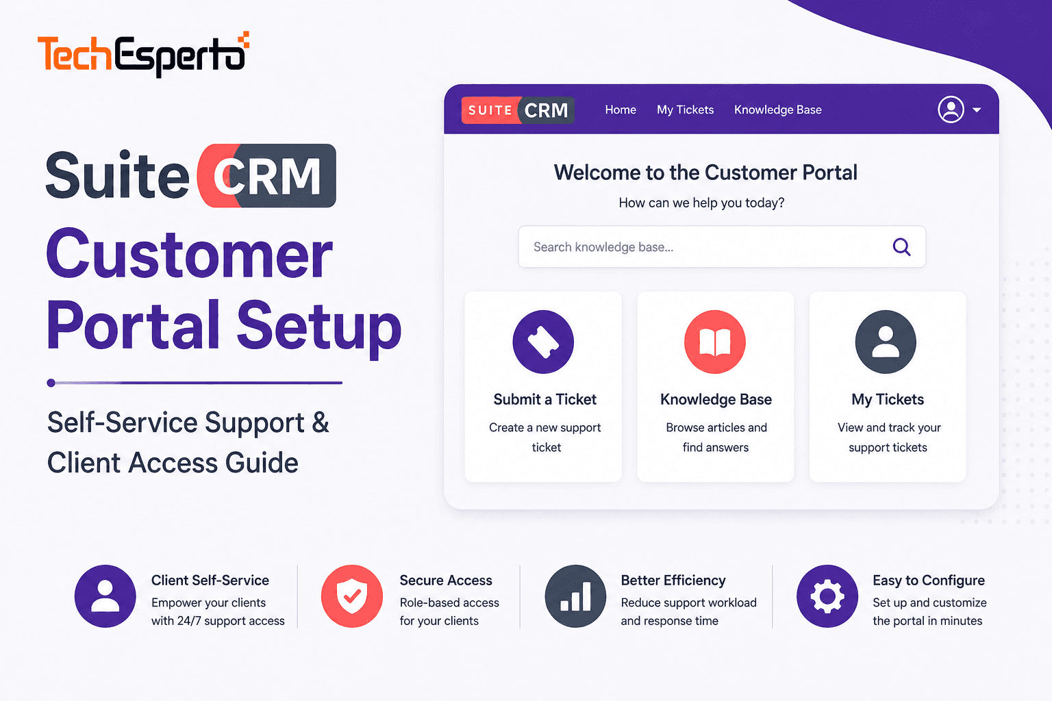 SuiteCRM Customer Portal Setup: Self-Service Support & Client Access Guide