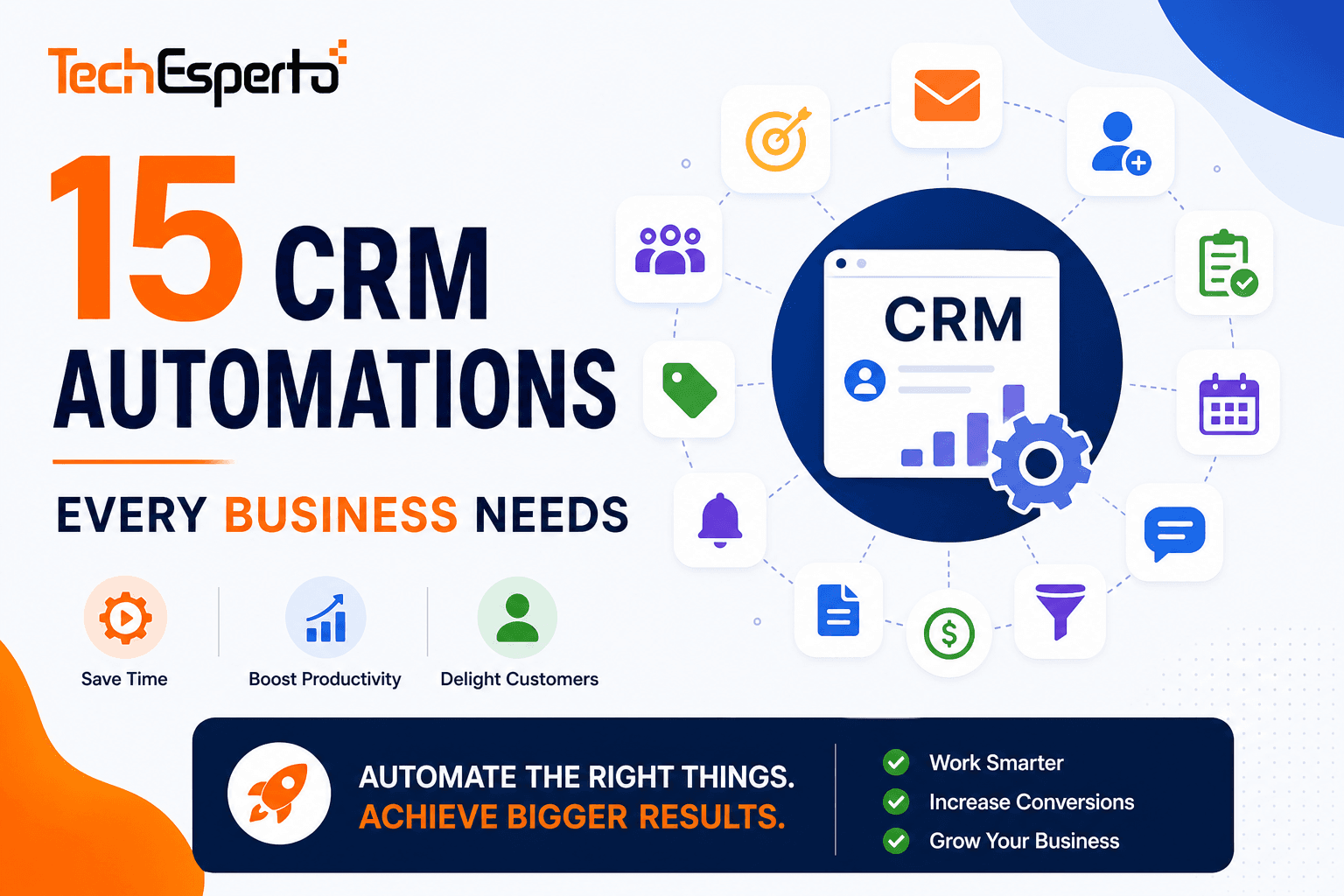 15 CRM Automations Every Business Needs (And How AI Supercharges Each One)