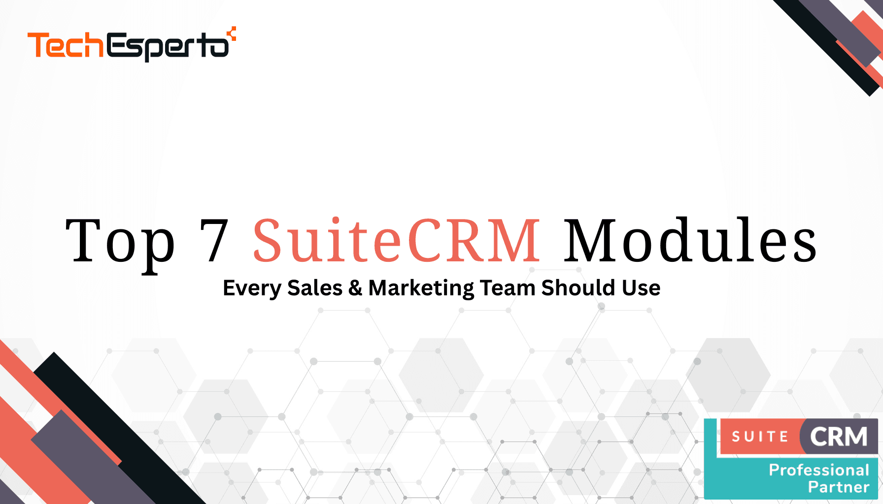 Top 7 SuiteCRM Modules Every Sales & Marketing Team Should Use