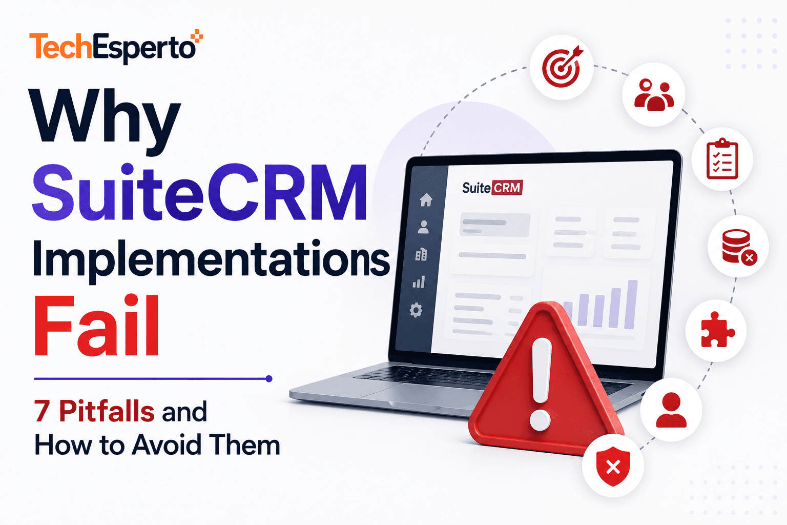 Why SuiteCRM Implementations Fail — 7 Pitfalls and How to Avoid Them