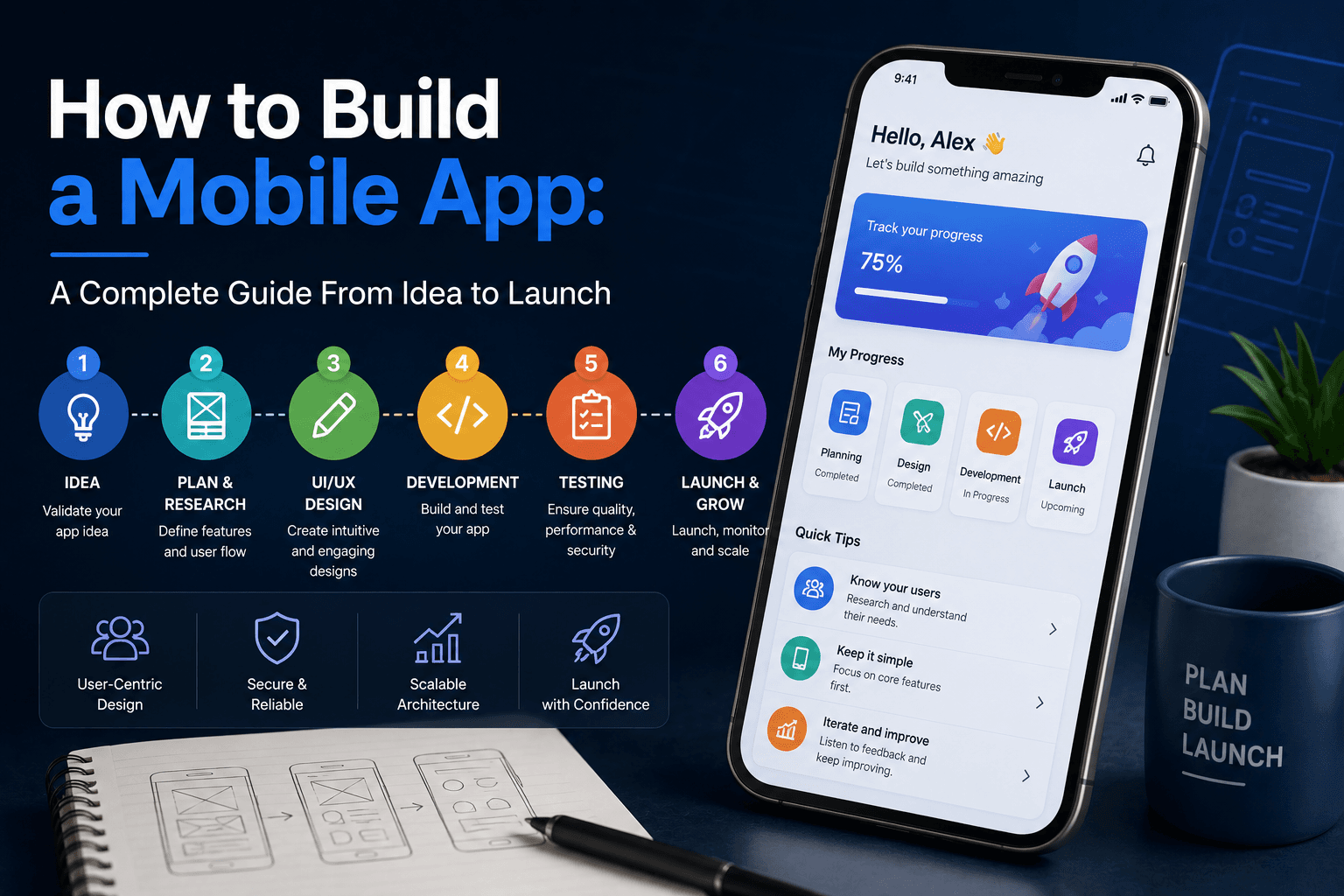 How to Build a Mobile App: A Complete Guide From Idea to Launch