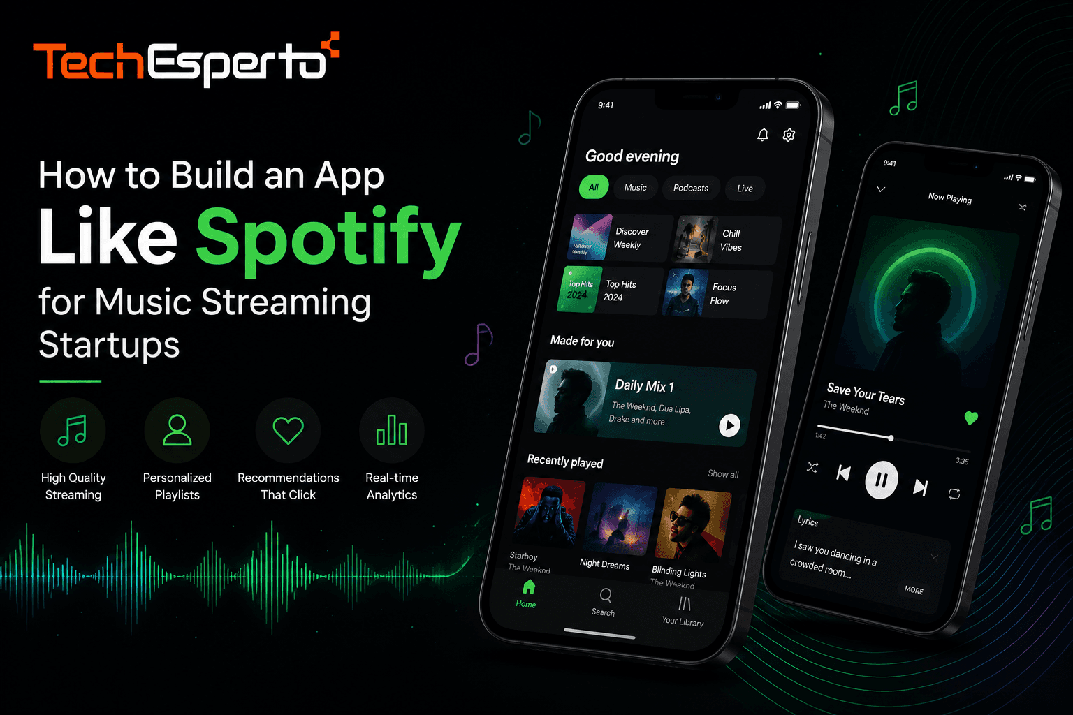 How to Build an App Like Spotify for Music Streaming Startups