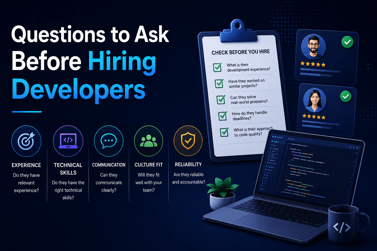 Questions to Ask Before Hiring Developers